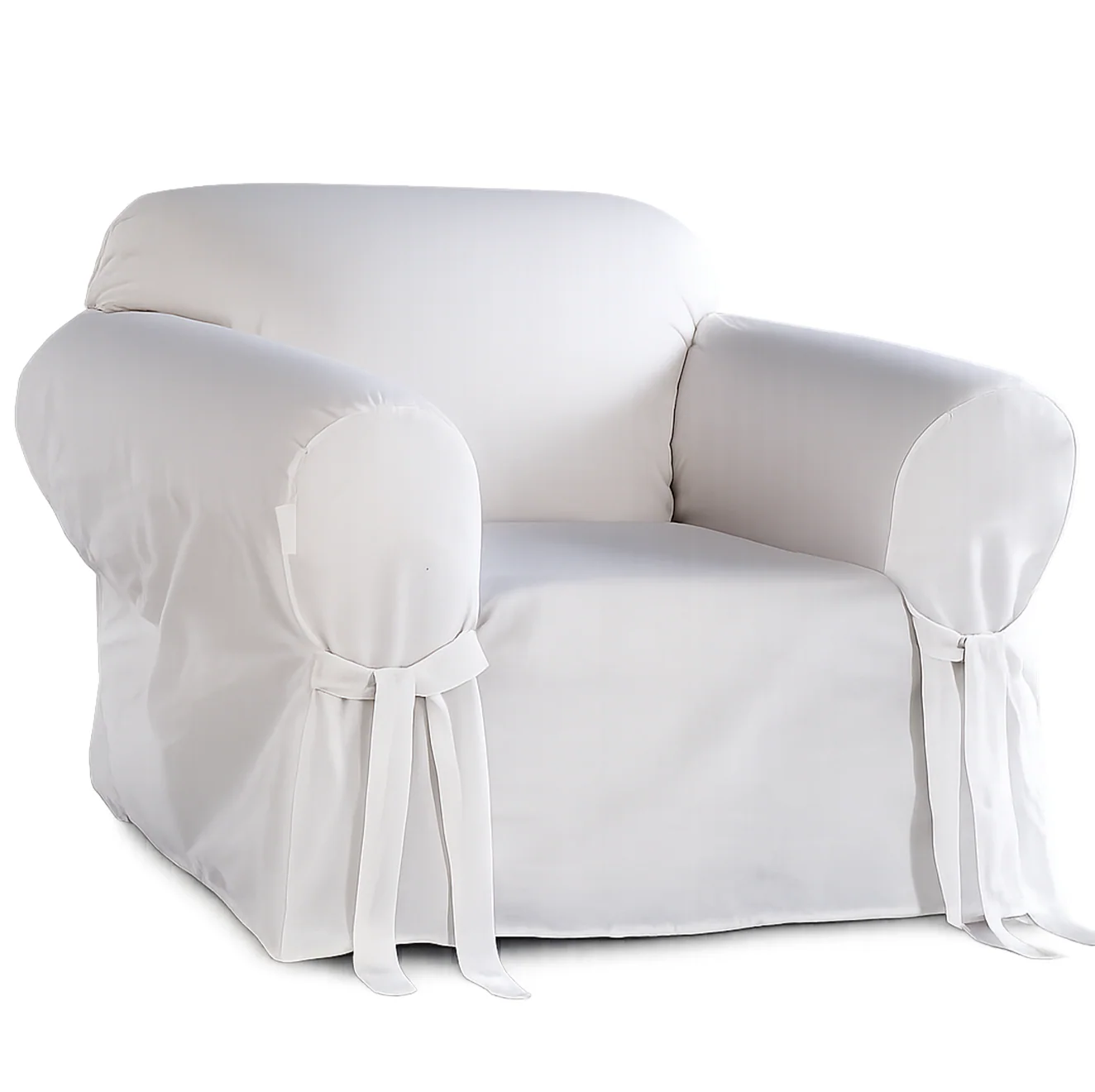 Cotton Duck One-Piece Slipcover - Image 3