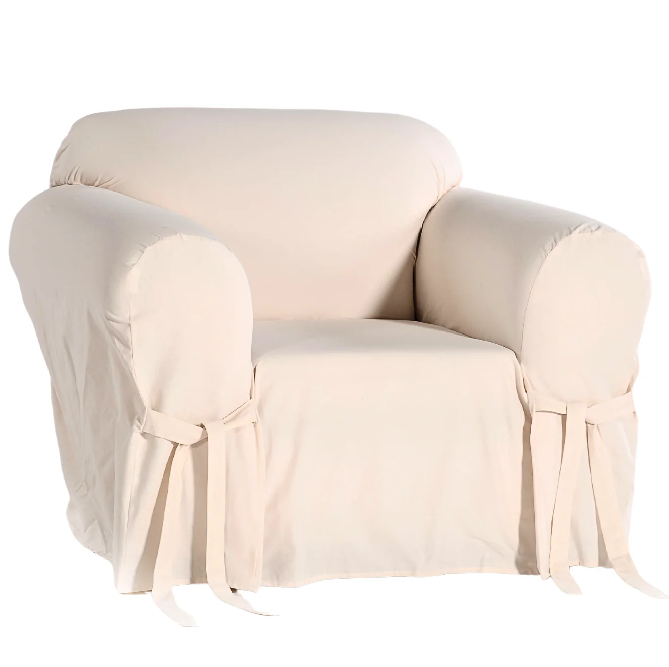 Cotton Duck One-Piece Slipcover - Image 6