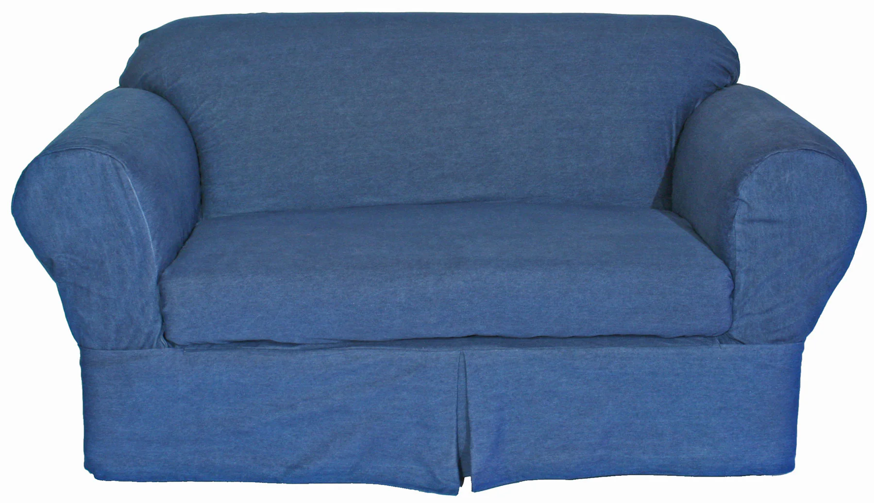 Washed Denim Two-Piece Slipcover - Image 3