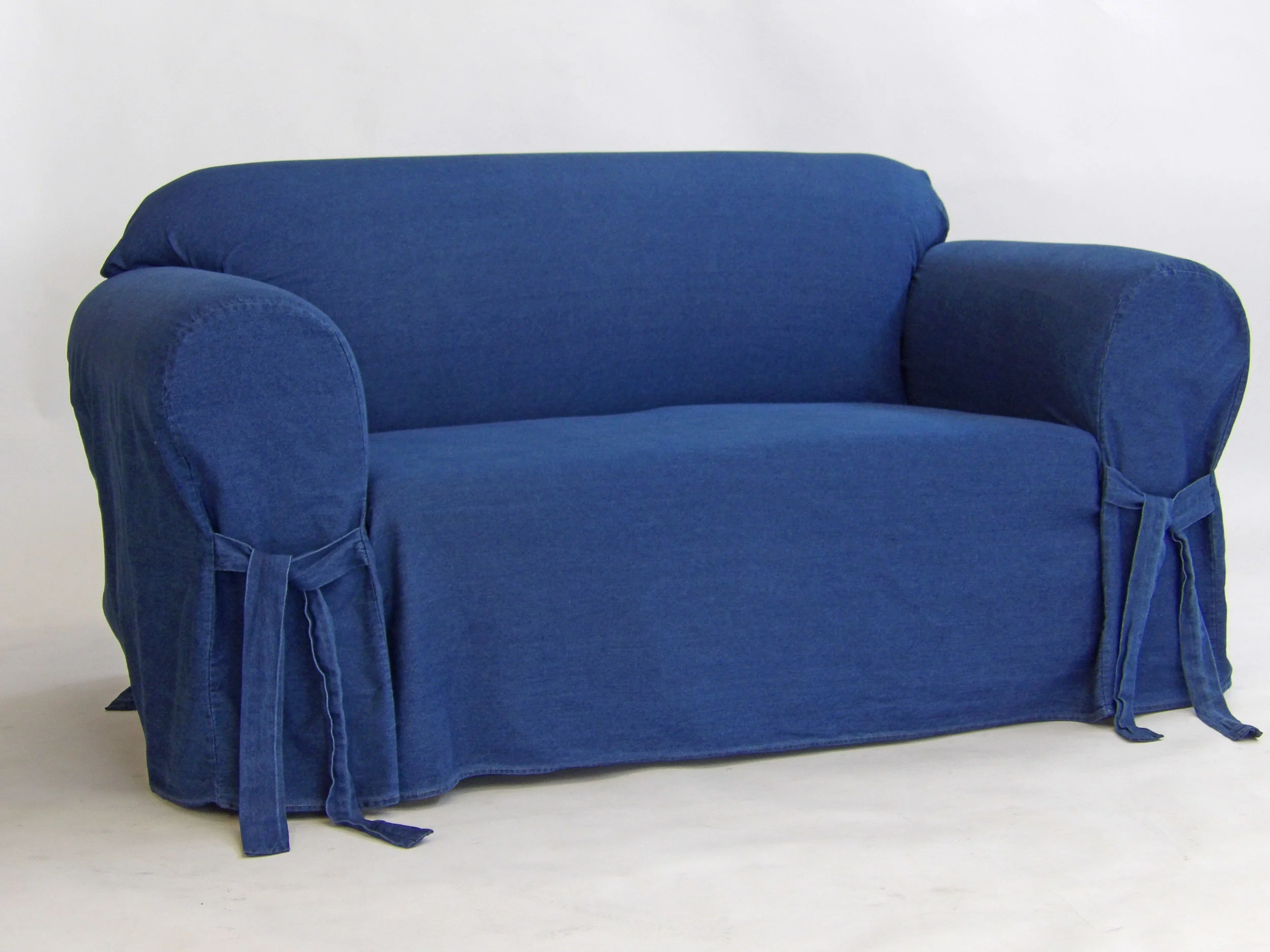 Denim One-Piece Slipcover - Image 3