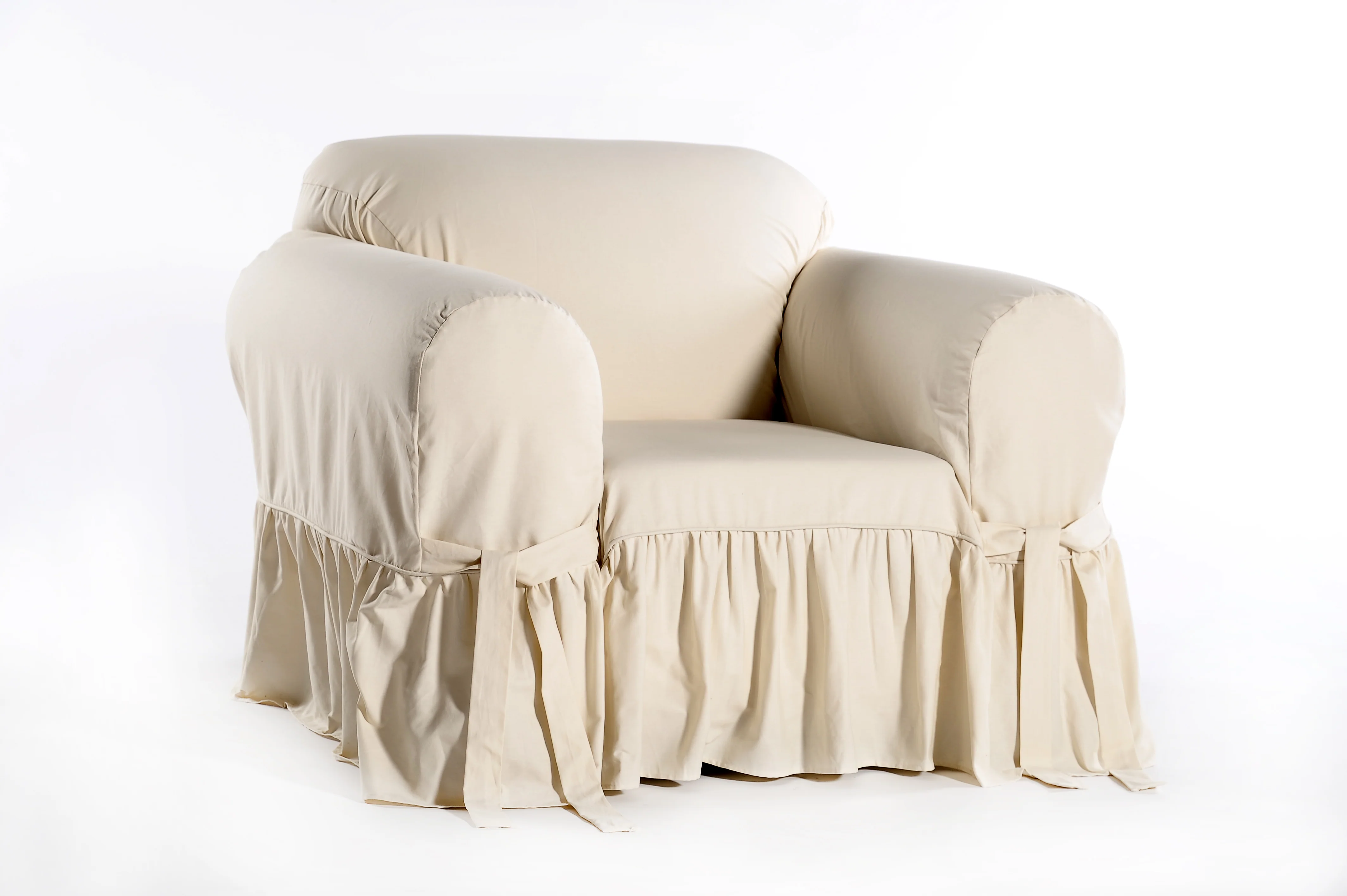 Ruffled One-Piece Slipcover - Image 10