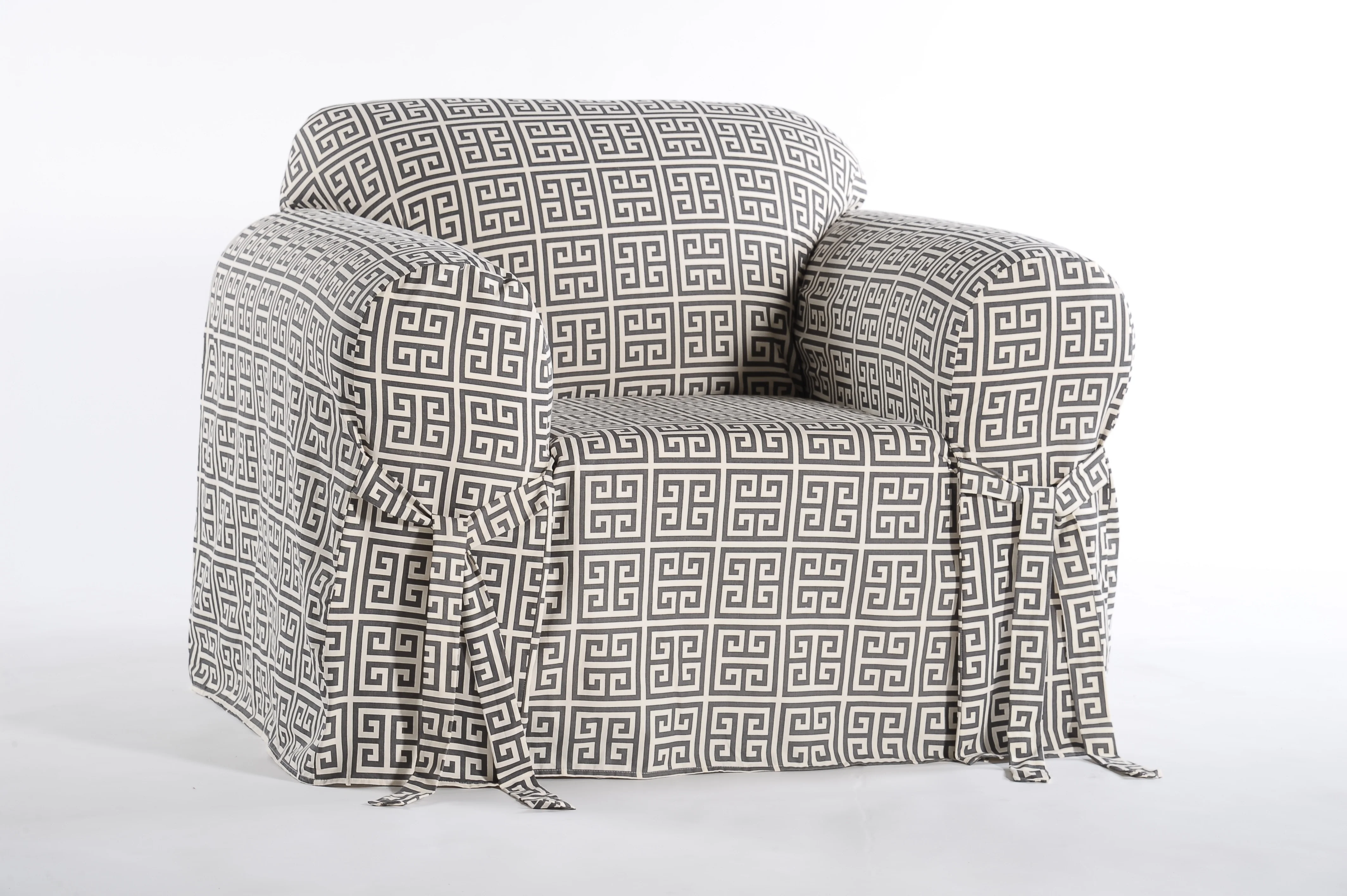 Roman Key One-Piece Slipcover - Image 4