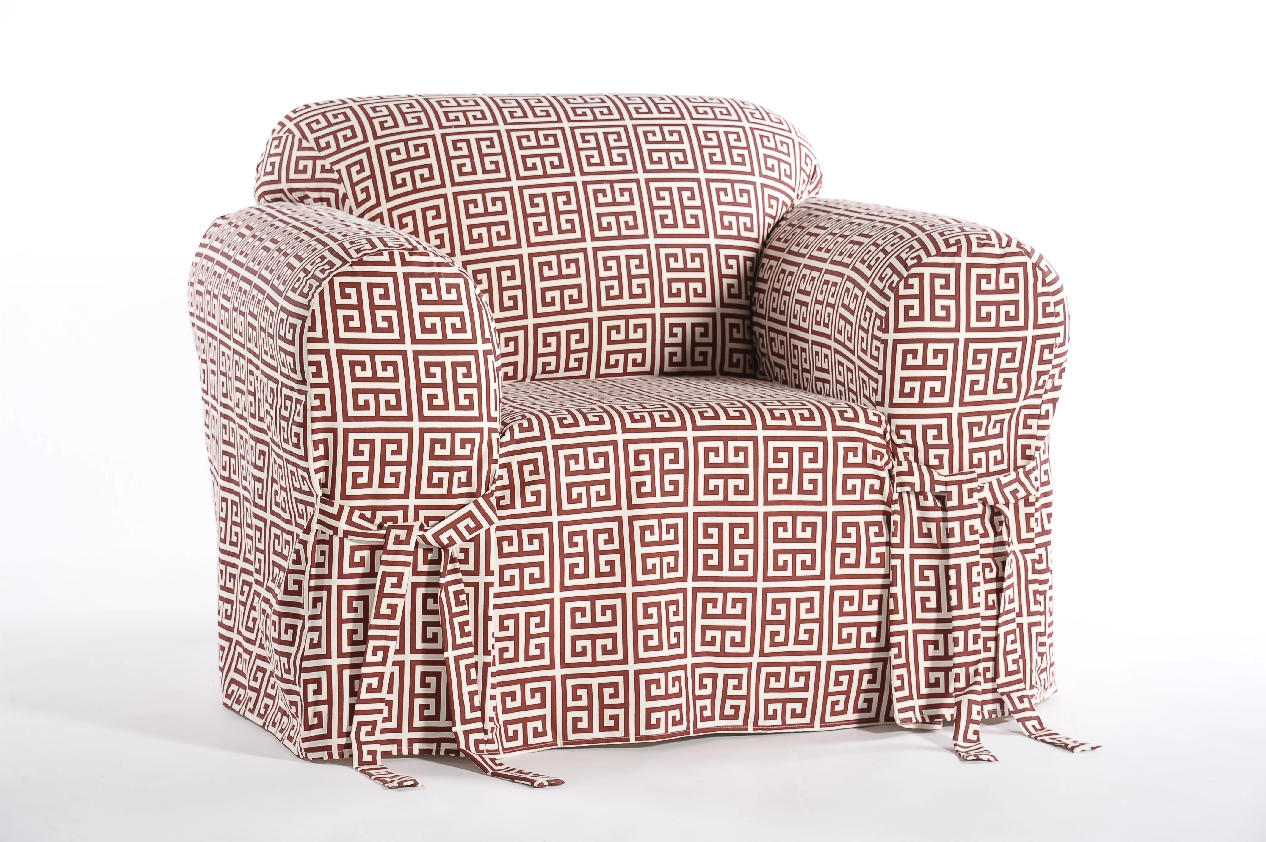 Roman Key One-Piece Slipcover - Image 7
