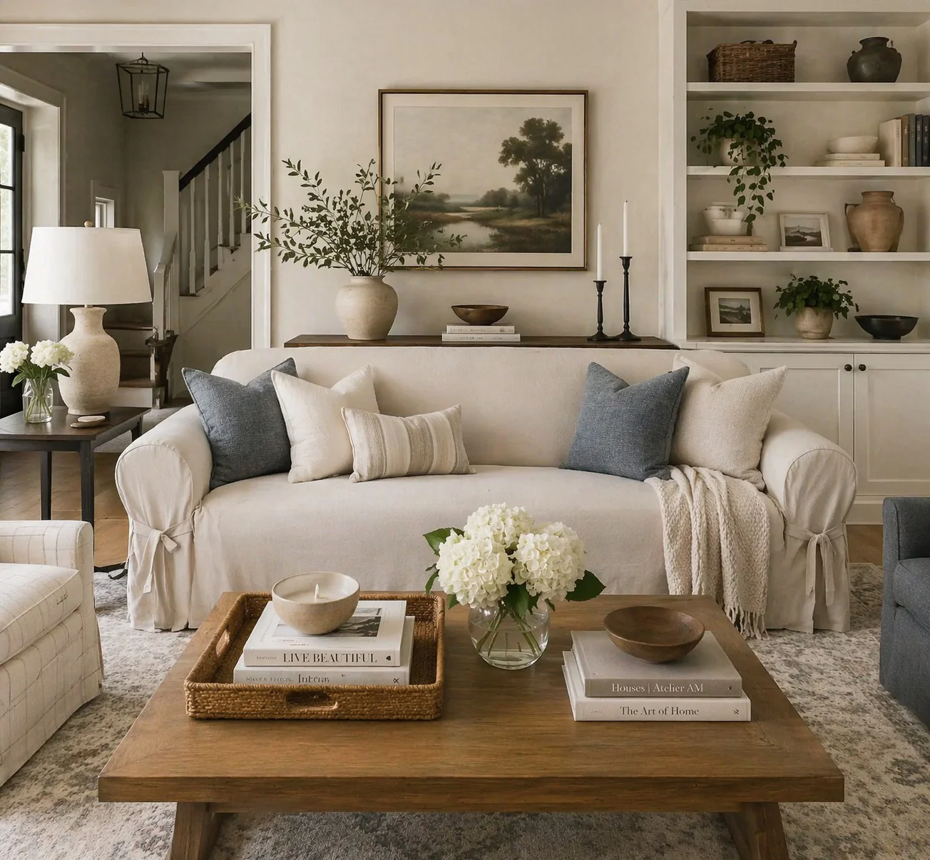 Twill One-Piece Slipcover - Image 3